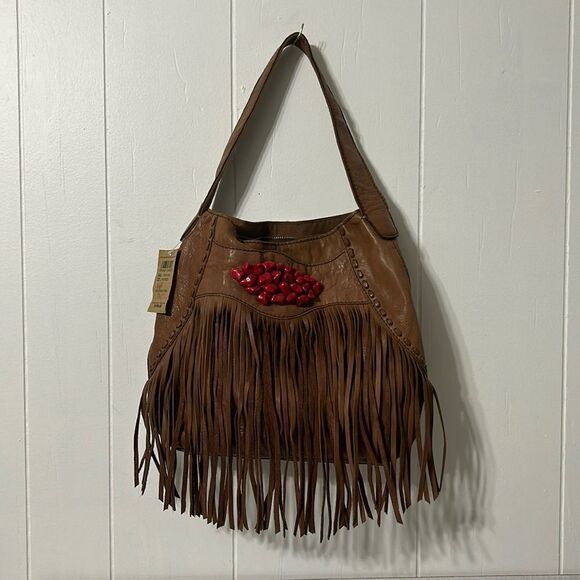 Lucky Brand Handbags - NWT Lucky Brand fringe shoulder bag